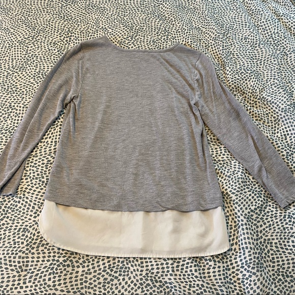 J. Crew Mercantile Long Sleeve Layered Top - Picture 6 of 7
